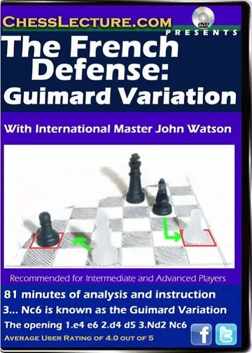 E-DVD The French Defense: Guimard Variation - Chess Lecture - Volume 55