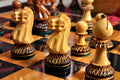 The Burnt Golden Rosewood Grandmaster Series Chess Pieces - 4.0