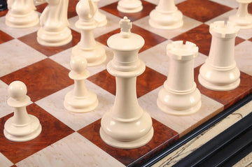 The Mammoth Ivory Selene Collector Series Luxury Chess Pieces - 4.4