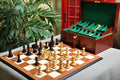 The Savano Series Luxury Wood Chess Set, Box, & Board Combination