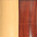 Blood Rosewood and Natural Boxwood