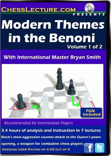 Modern Themes in the Benoni - 2 DVDs - Chess Lecture - Volume 66