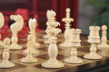 The Calvert Chess Set and Board Combination