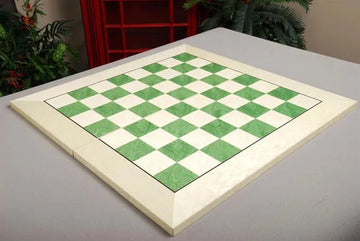 Bird's Eye Maple and Greenwood Folding Standard Traditional Chess Board
