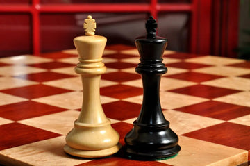 PRE-ORDER - Signature Contemporary Chess Board - BLOODWOOD  / BIRD'S EYE MAPLE - 2.5