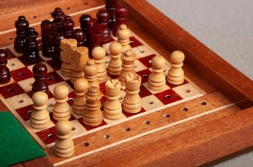 PEG WOODEN Travel Chess Set - 7