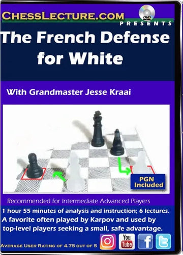 E-DVD The French Defense for White - Chess Lecture - Volume 19