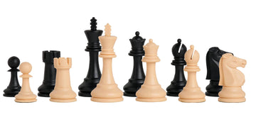 The Reykjavik Series Plastic Chess Pieces - 3.75