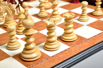 The Savano Series Luxury Wood Chess Set, Box, & Board Combination