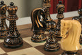 The Burnt Zagreb '59 Series Chess Set, Box, & Board Combination