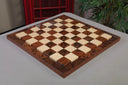 Walnut Burl & Maple Superior Contemporary Chess Board - 2.5"