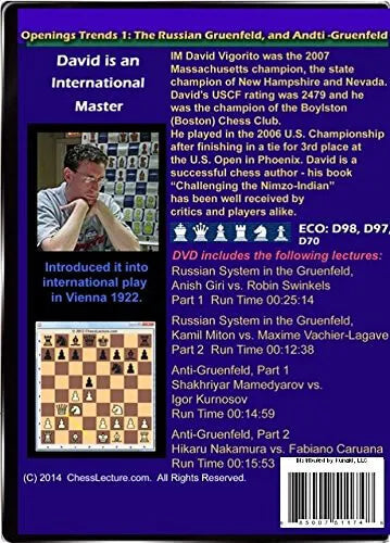 Opening Trends 1 - The Russian Gruenfeld and Anti-Gruenfeld - Chess Lecture - Volume 105