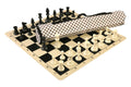Quiver Chess Set Combination and Single Weighted Regulation Pieces | Silicone Chess Board | Quiver Bag