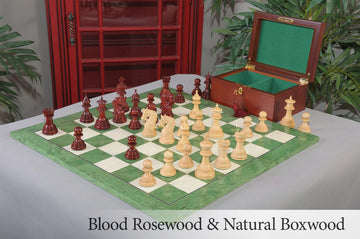 The Preston Series Chess Set, Box, & Board Combination