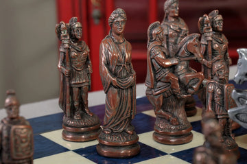 Roman Themed Chess Pieces - 4.25