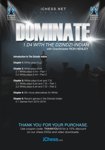 CLEARANCE - Dominate 1.d4 with The Dzindzi Indian - Ron Henley - EMPIRE CHESS