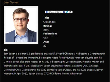 The 2023 Champions Showdown Chess 9LX Official Series Chess Pieces - DGT-Enabled