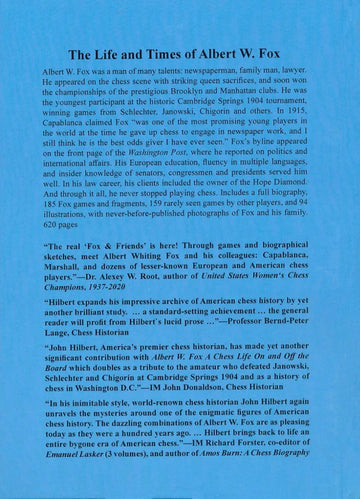 Albert W. Fox. A Chess Life On and Off the Board