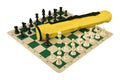 Quiver Chess Set Combination and Triple Weighted Regulation Pieces | Silicone Chess Board | Quiver Bag