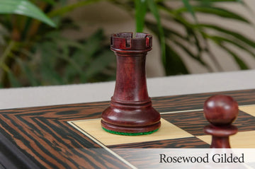 The Grandmaster Series Gilded Chess Pieces - 4.0