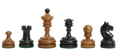 The Circa 1930 German Knubbel Vintage Series Luxury Chess Pieces - 3.5" King