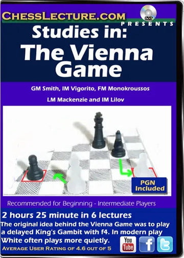E-DVD Studies in The Vienna Game - Chess Lecture - Volume 150