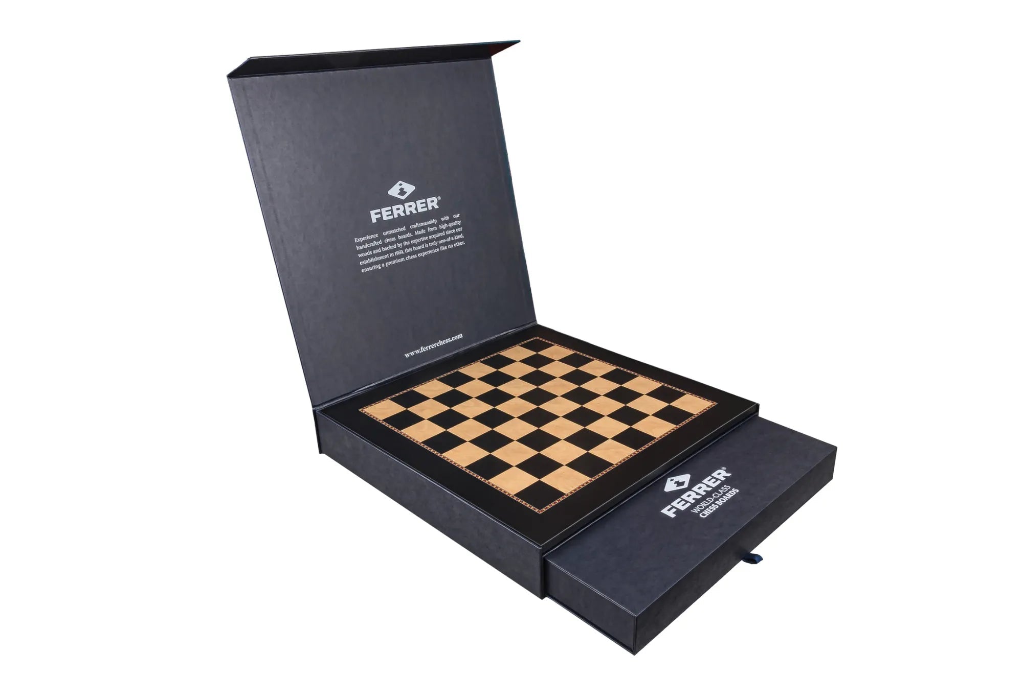 Rechapados Ferrer THE QUEEN'S GAMBIT Chess Set and Board
