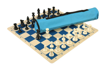 Quiver Chess Set Combination and Triple Weighted Regulation Pieces | Silicone Chess Board | Quiver Bag