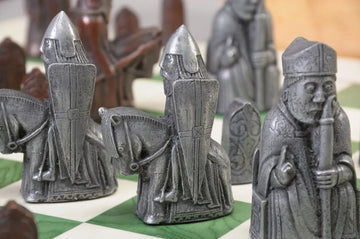 The Isle of Lewis Chess Set, Box, & Board Combination