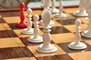 The Calvert Bone Luxury Chess Pieces - 3.25