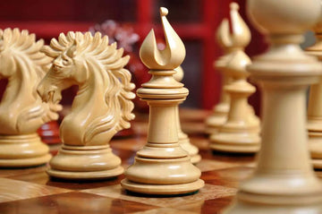 The Camelot Series Artisan Chess Pieces - 4.4