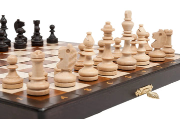 The Brown Magnetic Chess Set
