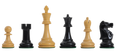 The Fischer Series Luxury Chess Pieces - 4.4" King