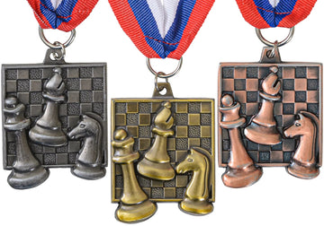 Square Chess Medals