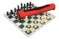Quiver Chess Set Combination and Triple Weighted Regulation Pieces | Thin Mousepad Chess Board | Quiver Bag