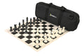 Chess.com Deluxe Chess Set Combination and Single Weighted Regulation Pieces | Vinyl Chess Board | Deluxe Bag