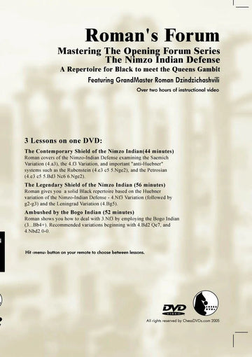 ROMAN'S LAB - VOLUME 34 - Mastering The Opening Forum Series - A Repertoire for Black to meet The Queen's Gambit