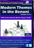Modern Themes in the Benoni - 2 DVDs - Chess Lecture - Volume 66