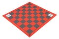 US Chess Women - Full Color Thin Mousepad Chess Board - Red/Gray