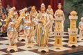 The Pyrenees Series Hand Painted Chess Pieces - From The Val Gardena Collection - 6.3