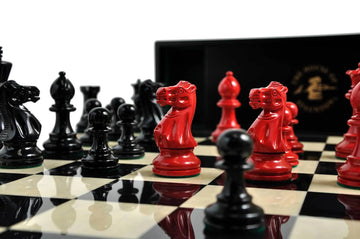 The Grandmaster Regal Series Chess Set, Box, & Board Combination