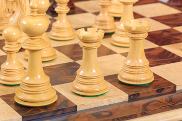 CLEARANCE - The Turin Series Artisan Chess Pieces - 4.4