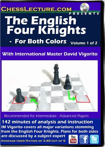 The English Four Knights (2 DVDS) - Chess Lecture - Volume 73