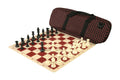 Deluxe Chess Set Combination and Single Weighted Regulation Pieces | Silicone Chess Board | Deluxe Bag