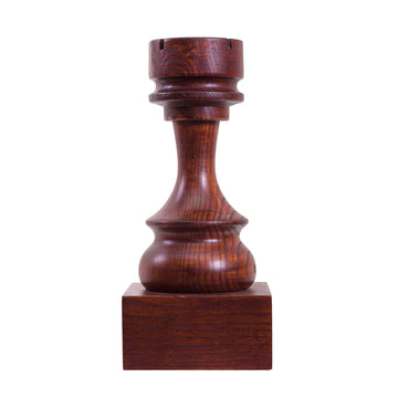 Decorative Wood Chess Piece - Rook