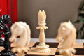 The Lund Anglo-Indian Reproduction Luxury Bone Chess Pieces - 4.75