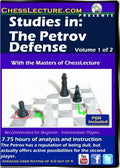 E-DVD Studies in: The Petrov Defense - 2 DVDs - Chess Lecture - Volume 129