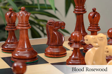 The Reykjavik II Series Chess Pieces - 3.75