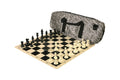 Deluxe Chess Set Combination and Single Weighted Regulation Pieces | Silicone Chess Board | Deluxe Bag