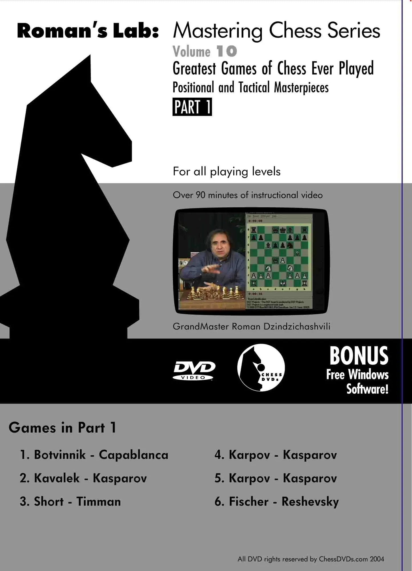 ROMAN'S LAB - VOL 10 - Greatest Games of Chess Ever – House of Staunton